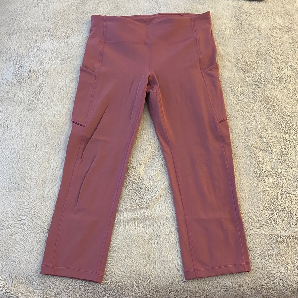 Pink High-Waisted Leggings